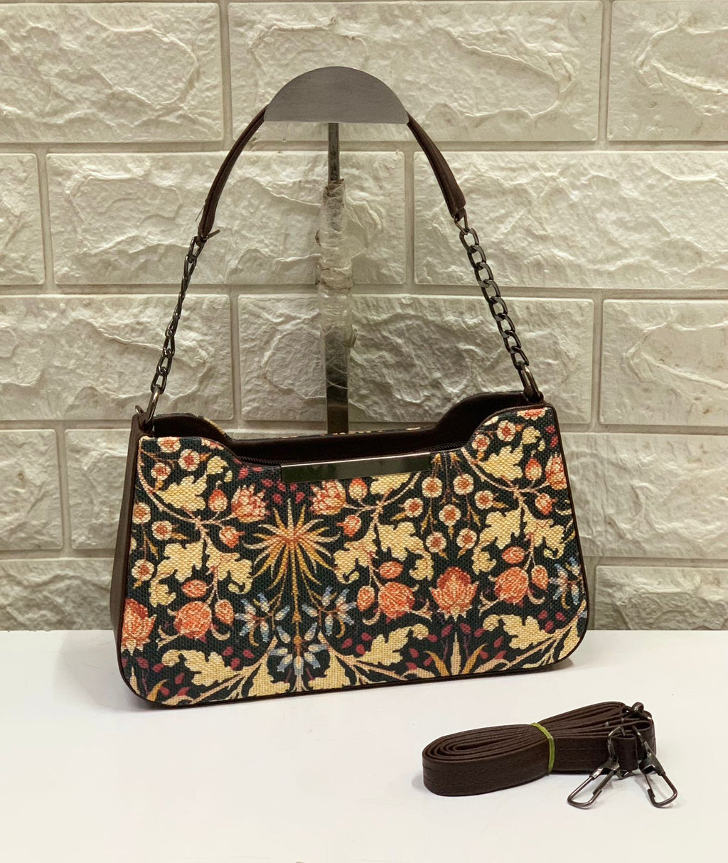 Bohemian Multi-Color Embroidered Shoulder Bag | Artisan Handcrafted Tote